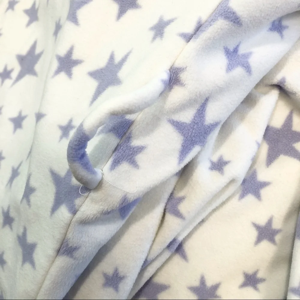 🌈 6/$60, Tucker & Tate Kids Robe, Prpl/Wht, Large - Picture 9 of 9